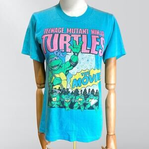 Vintage 1990 Teenage Mutant Ninja Turtles The Movie T-Shirt